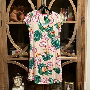 SOMA cool nights short sleeve sleep shirt XS X-Small